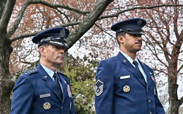 CSAF Wilsbach attends Brig. Gen. Anderson interment