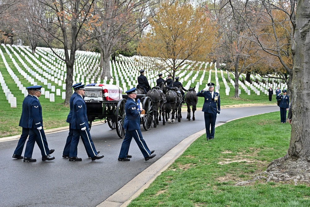 CSAF Wilsbach attends Brig. Gen. Anderson interment