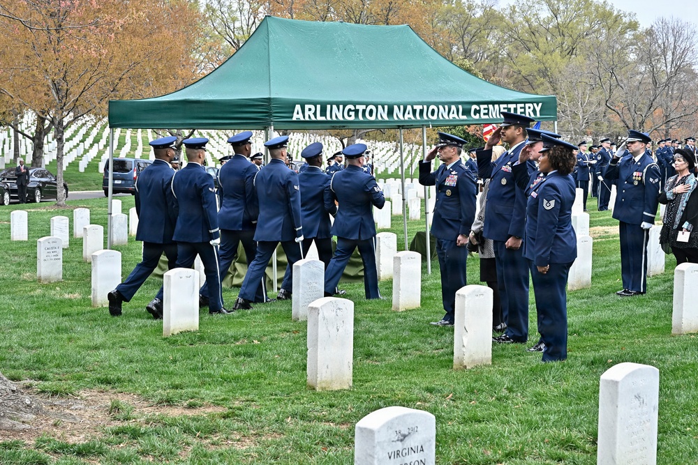 CSAF Wilsbach attends Brig. Gen. Anderson interment