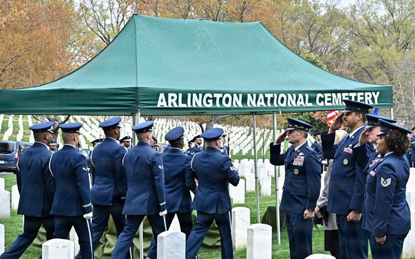 CSAF Wilsbach attends Brig. Gen. Anderson interment
