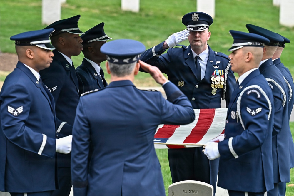 CSAF Wilsbach attends Brig. Gen. Anderson interment