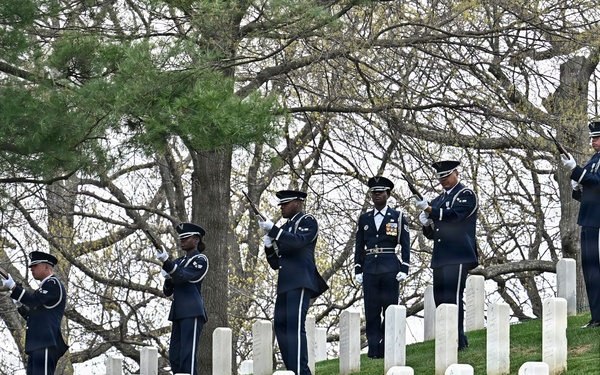 CSAF Wilsbach attends Brig. Gen. Anderson interment