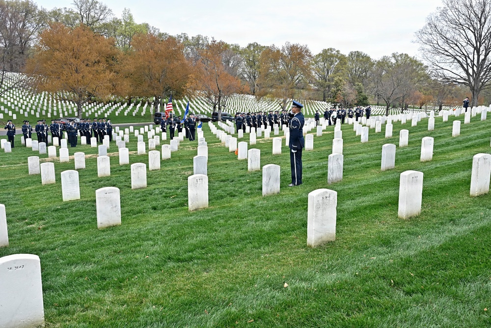 CSAF Wilsbach attends Brig. Gen. Anderson interment
