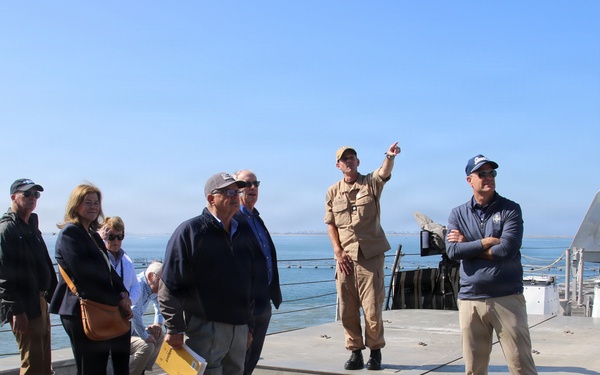 Navy League Visit CMDR Doyle