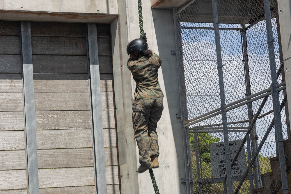 Marines with 3rd MLG Conduct Rappel Training