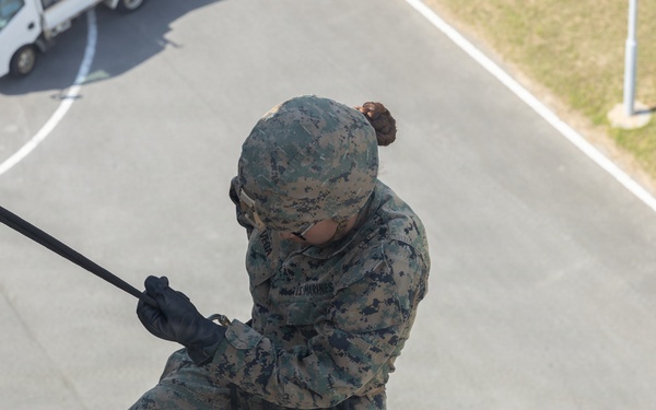 Marines with 3rd MLG Conduct Rappel Training