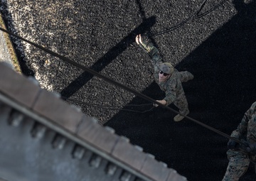 Marines with 3rd MLG Conduct Rappel Training