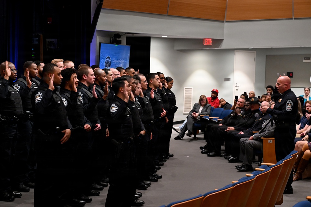 PFPA Holds New Officer Ceremony