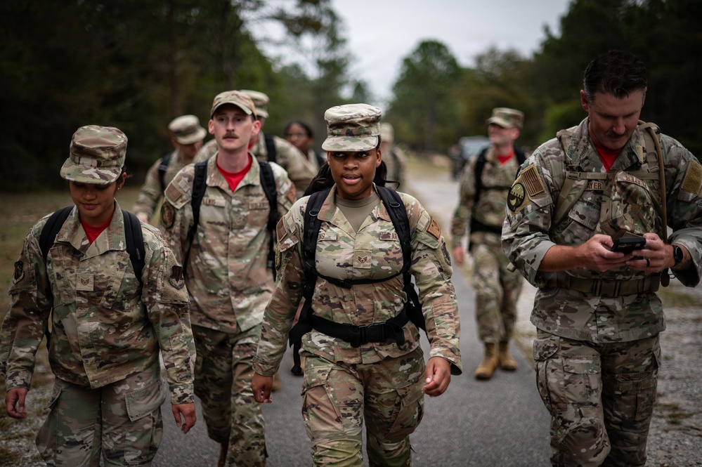 53rd Wing rucks during Warrior Day at Eglin AFB