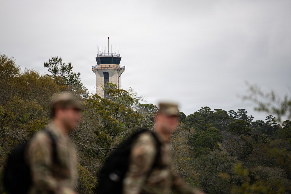 53rd Wing rucks during Warrior Day at Eglin AFB