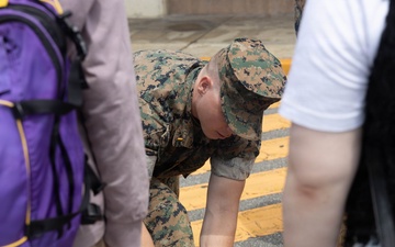 Kushiro-Hokuyo High School Students Take Part in Exchange with 3rd MLG Marines