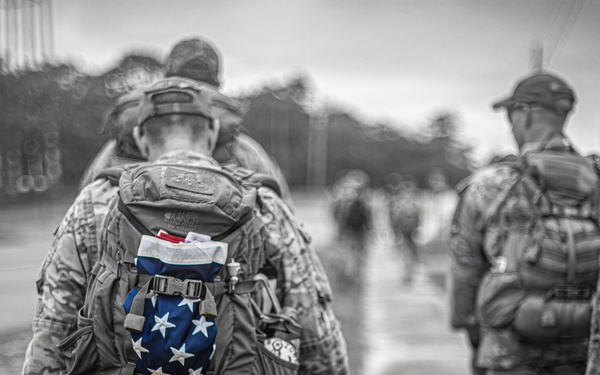 53rd Wing rucks during Warrior Day at Eglin AFB