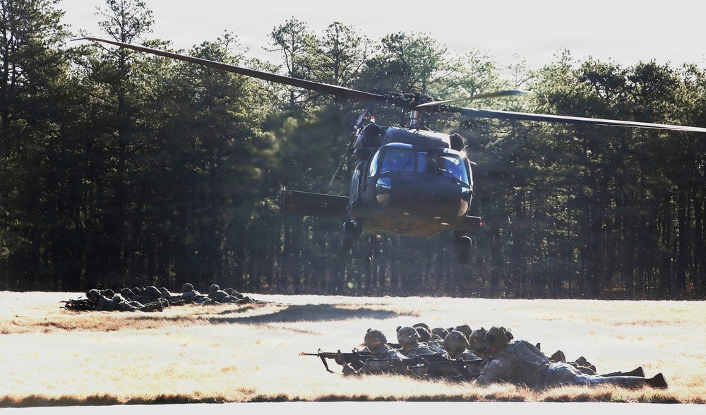 NJ Guard Soldiers Secure Hot Landing Zone