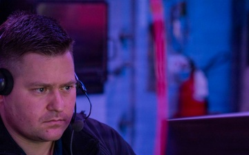 U.S. Navy Sailors Stand Watch during Operation Epic Fury