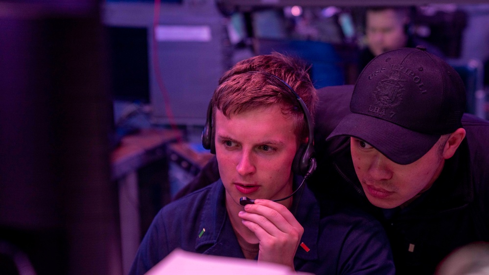U.S. Navy Sailors Stand Watch during Operation Epic Fury