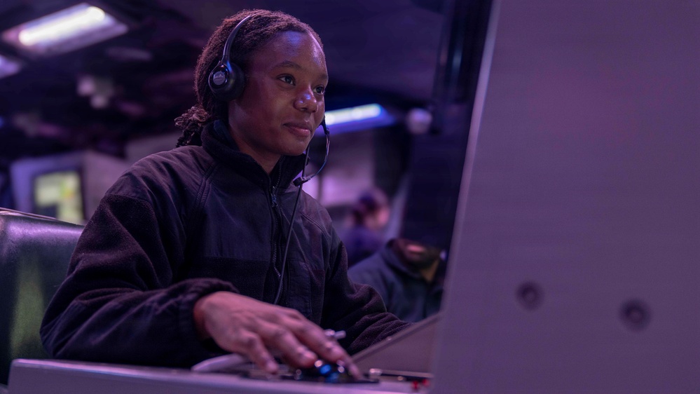 U.S. Navy Sailors Stand Watch during Operation Epic Fury