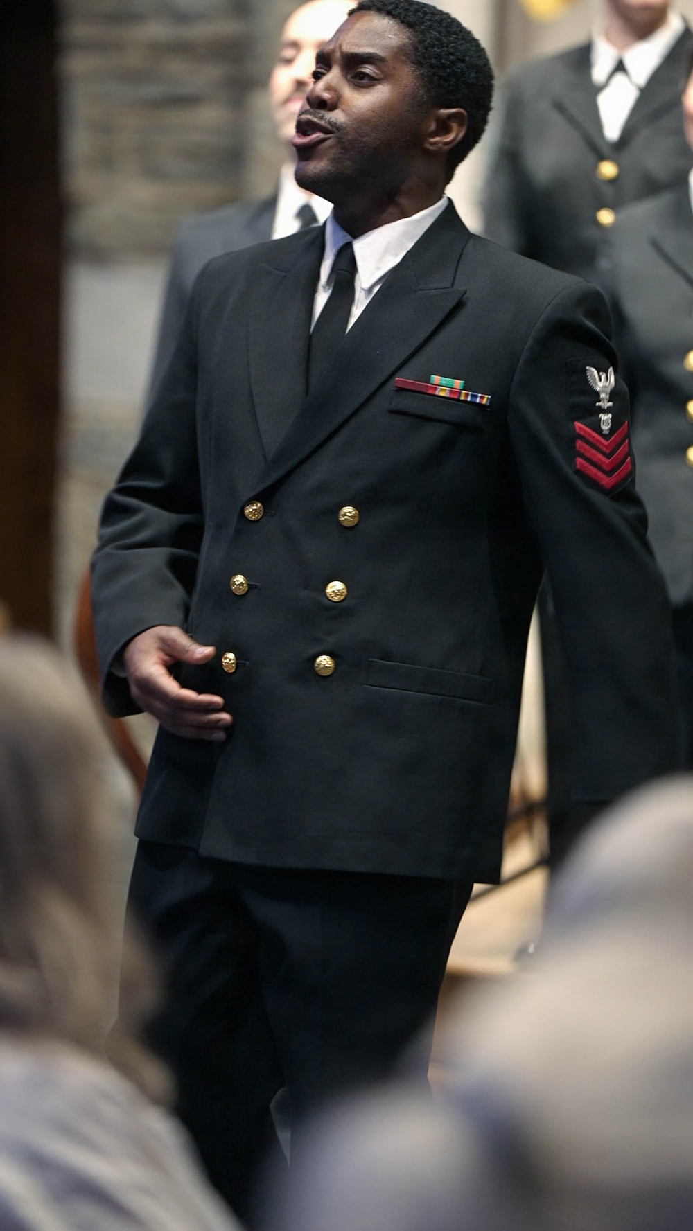 The US Navy Band Sea Chanters perform at Westminster Presbyterian Church in Wilmington, DE