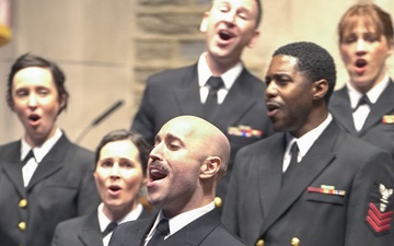 The US Navy Band Sea Chanters perform at Westminster Presbyterian Church in Wilmington, DE