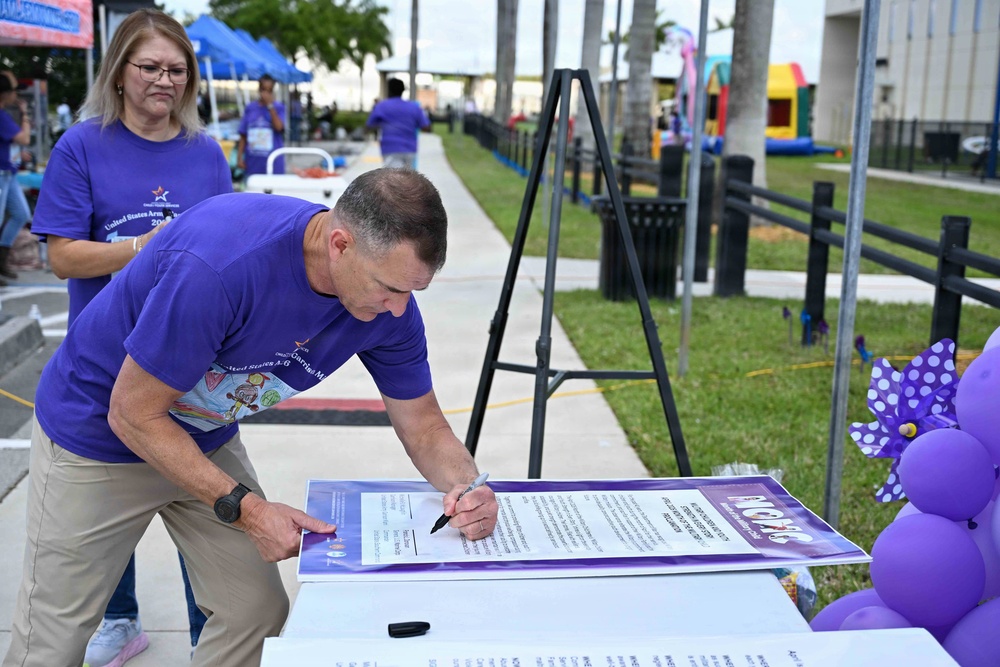 USAG Miami Child Abuse Prevention Proclamation Signing