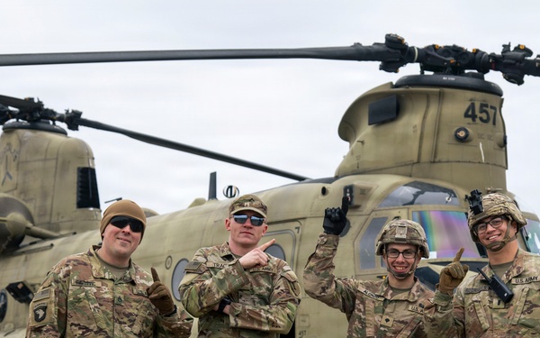 3rd ID Soldiers team-up to train sling load alongside Polish Land Forces
