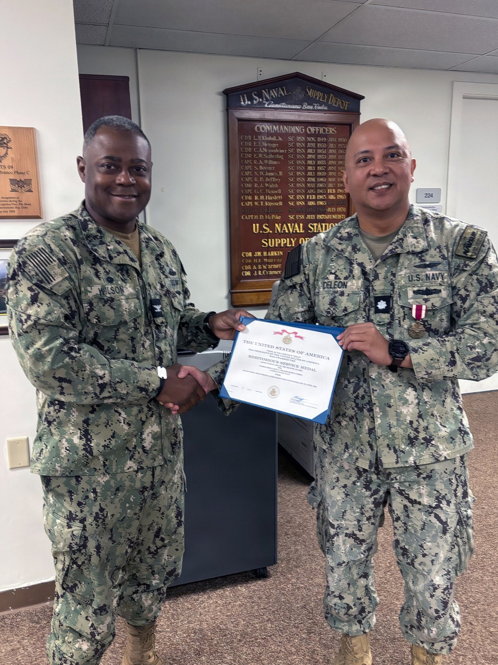 Capt. Wilson visits NAVSUP FLC Jacksonville Site Guantanamo Bay, Cuba