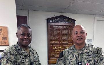 Capt. Wilson visits NAVSUP FLC Jacksonville Site Guantanamo Bay, Cuba