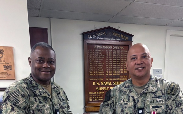 Capt. Wilson visits NAVSUP FLC Jacksonville Site Guantanamo Bay, Cuba