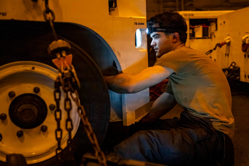 USS Abraham Lincoln Conducts Maintenance during Operation Epic Fury