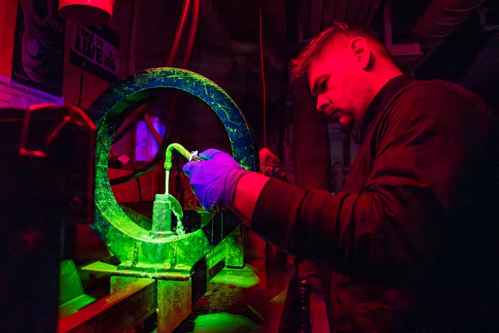USS Abraham Lincoln Conducts Maintenance during Operation Epic Fury