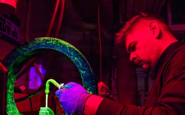 USS Abraham Lincoln Conducts Maintenance during Operation Epic Fury