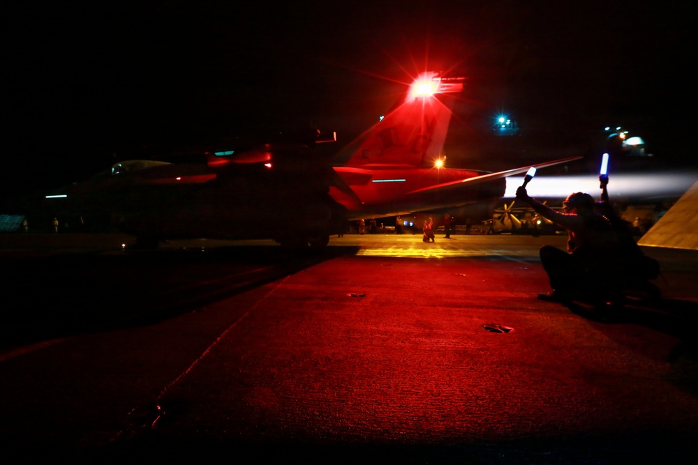 USS Abraham Lincoln Conducts Flight Operations in Support of Operation Epic Fury