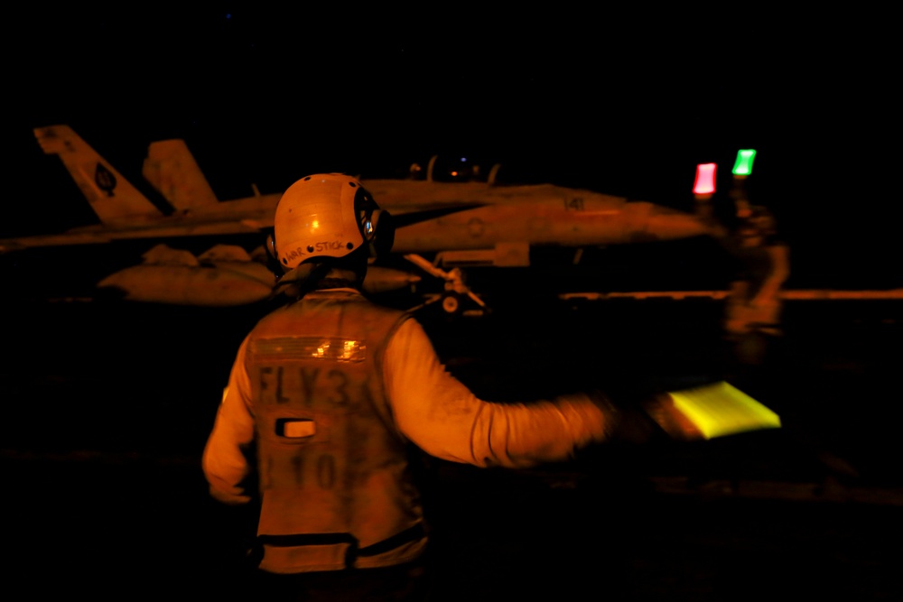 USS Abraham Lincoln Conducts Flight Operations in Support of Operation Epic Fury