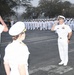 NMRTC Jacksonville and EMF-M conducts a staff dress white uniform inspection at Naval Hospital Jacksonville