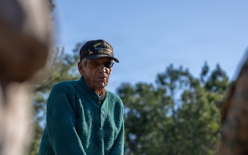 World War II veteran visits Infantry Unit Leaders Course to view Combined Arms Live Fire Exercise