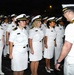 NMRTC Jacksonville and EMF-M conducts a staff dress white uniform inspection at Naval Hospital Jacksonville