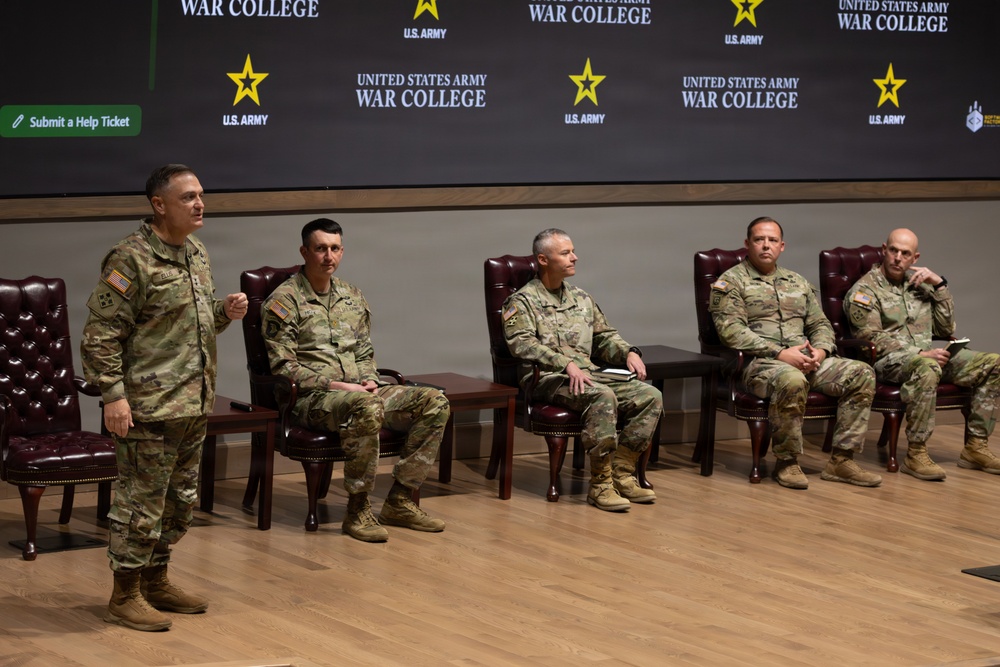 U.S. Army Maj. Gen. Ellis discusses next-generation command and control with USAWC Class of 2026