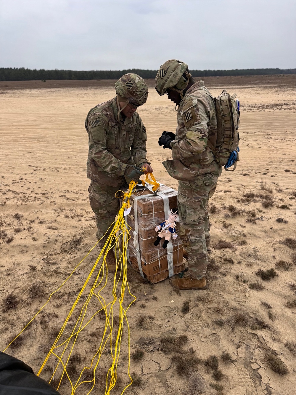 3rd ID Soldiers team-up to train sling load alongside Polish Land Forces