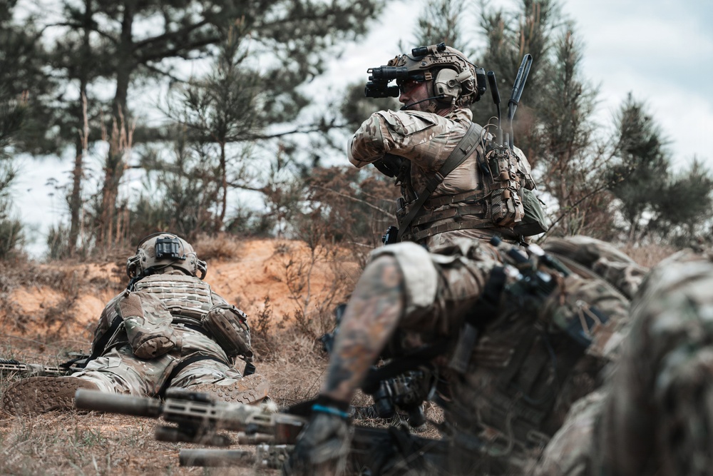 3rd Special Forces Group (Airborne) Enhance Unconventional Warfare Skills in Live-Fire Exercise at JRTC