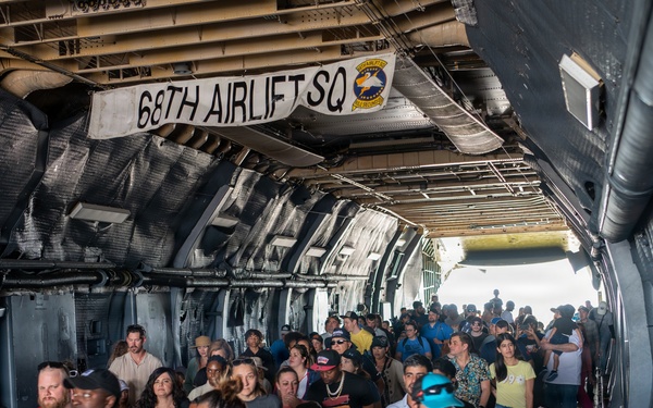 C-5M Super Galaxy Inspires Next Generation at Great Texas Airshow