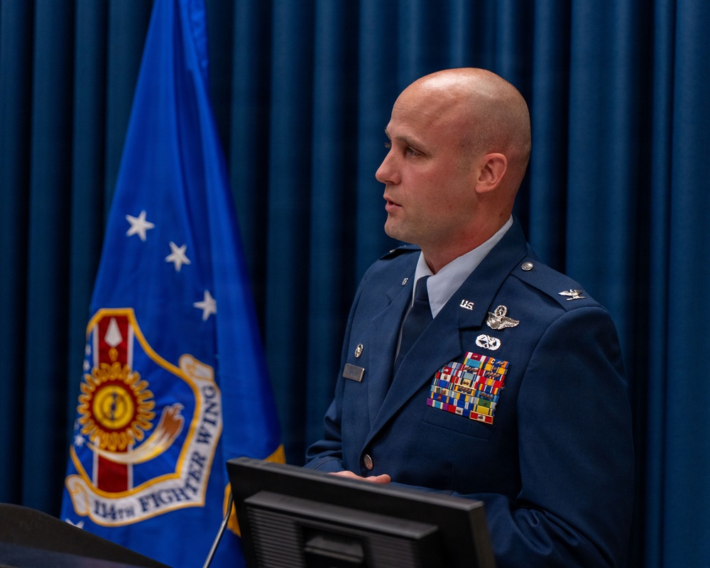 Schultz promoted to colonel, named 114th Fighter Wing deputy commander