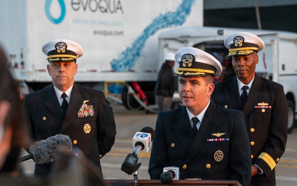 USS George H.W. Bush (CVN 77) Departs Naval Station Norfolk