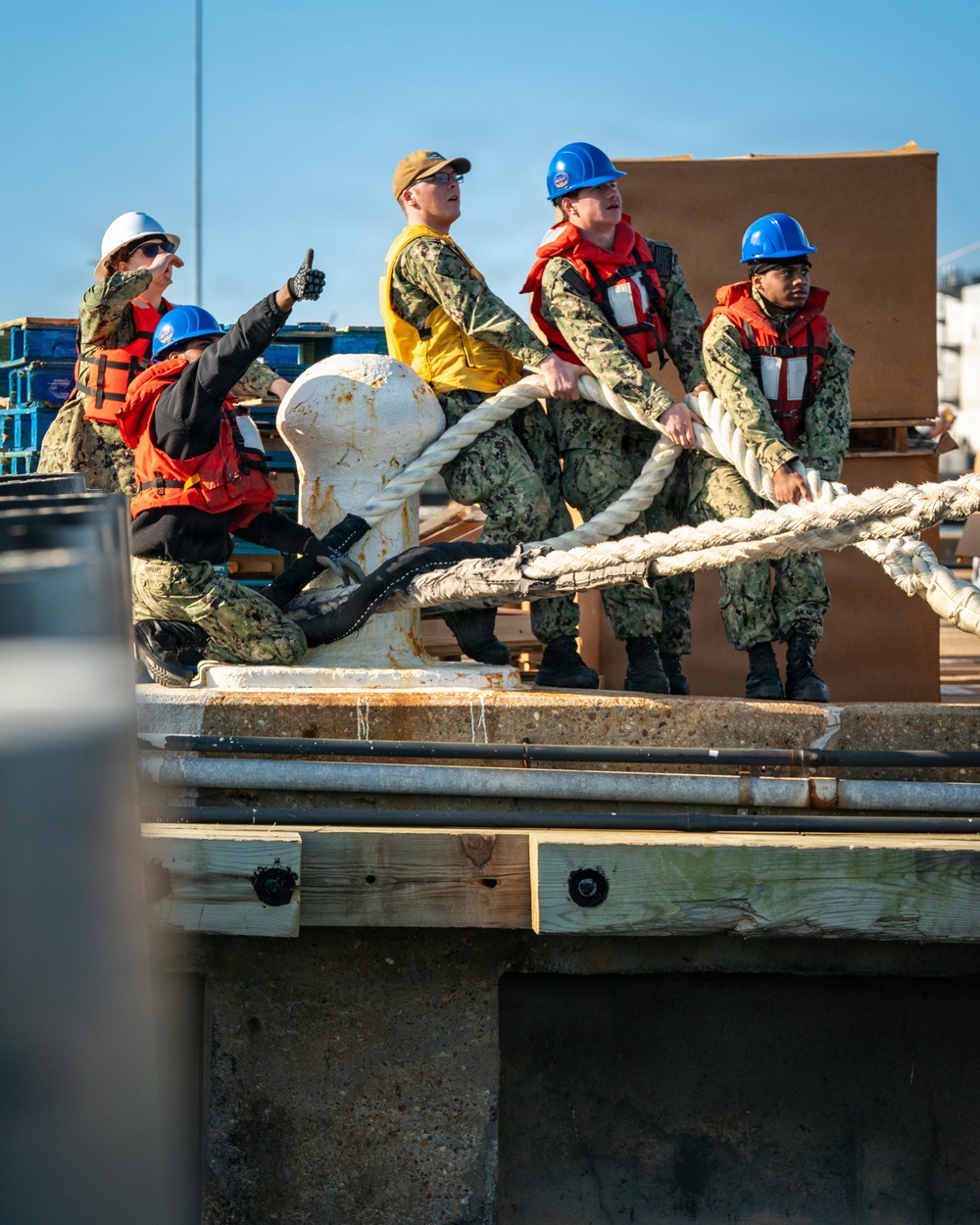 USS George H.W. Bush (CVN 77) Departs Naval Station Norfolk