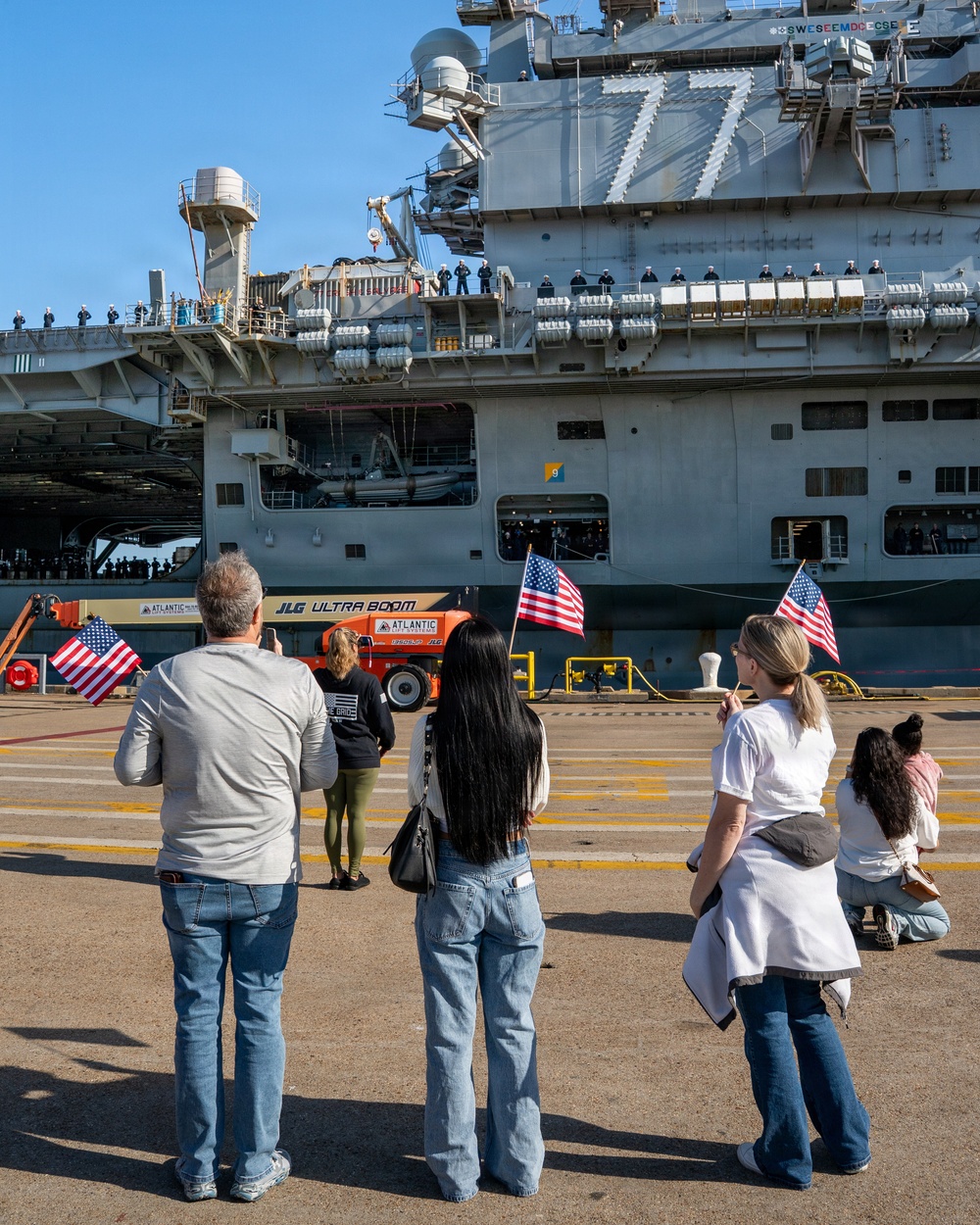 USS George H.W. Bush (CVN 77) Departs Naval Station Norfolk