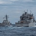 USS Bainbridge Conducts Replenishment-at-Sea with USNS William McLean