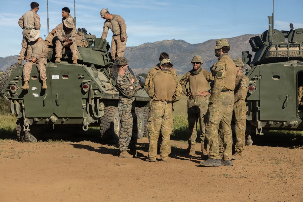 U.S. Marines, Australian, New Zealand partner forces participate in gunnery evaluation during Bushmaster 26 Competition