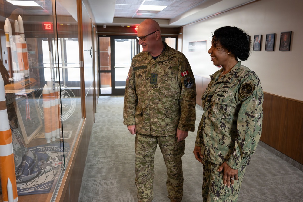 USN Rear Adm. Tracy Hines visits U.S. Space Forces - Space