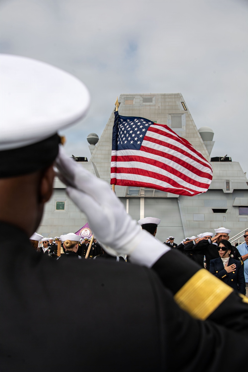 USS Michael Monsoor (DDG 1001) Holds Change of Command