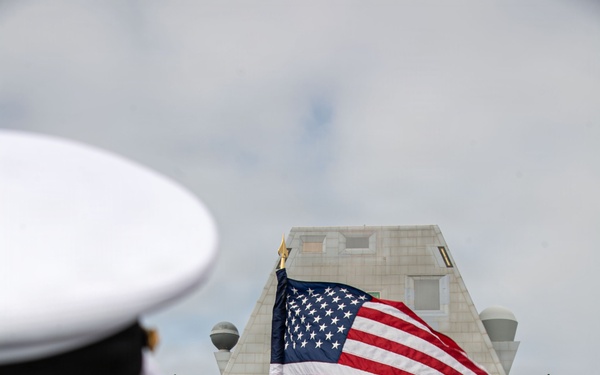 USS Michael Monsoor (DDG 1001) Holds Change of Command