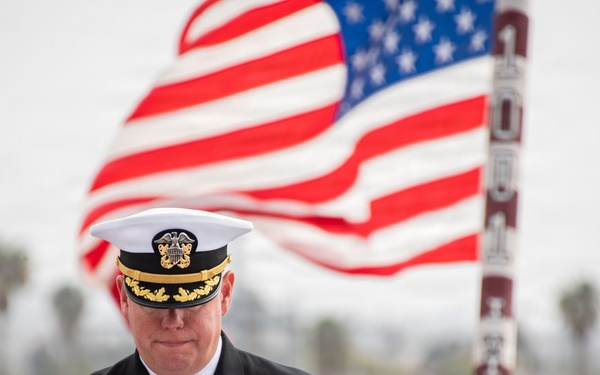 USS Michael Monsoor (DDG 1001) Holds Change of Command