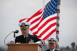 USS Michael Monsoor (DDG 1001) Holds Change of Command